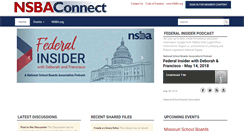 Desktop Screenshot of community.nsba.org